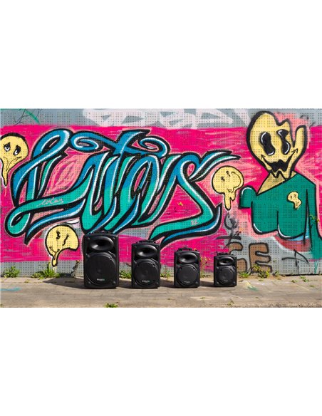 IBIS 10'' PORTABLE KARAOKE SET +UHF MIC/WIRED MIC/USB-SD/VOX, BLUETOOTH PORT10UHF PORT10UHF-BT