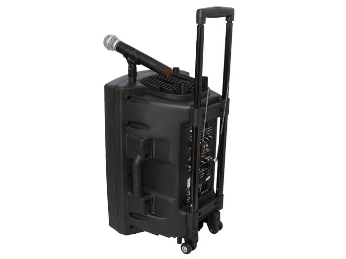 IBIS 12'' PORTABLE PA SYSTEM W/ 2 UHF MIC /USB-SD /VOX, BLUETOOTH PORT12UHF PORT12UHF-BT