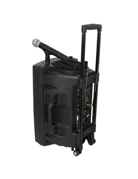 IBIS 12'' PORTABLE PA SYSTEM W/ 2 UHF MIC /USB-SD /VOX, BLUETOOTH PORT12UHF PORT12UHF-BT