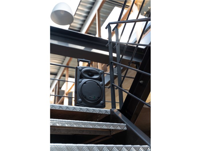 IBIS 12'' PORTABLE PA SYSTEM W/ 2 UHF MIC /USB-SD /VOX, BLUETOOTH PORT12UHF PORT12UHF-BT