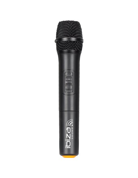 IBIS 15'' PORTABLE PA SYSTEM W/ 2 UHF MIC /USB-SD BLUETOOTH /VOX CONTROL PORT15UHF PORT15UHF-BT