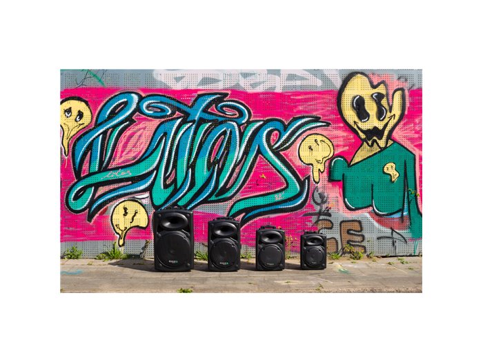 IBIS 15'' PORTABLE PA SYSTEM W/ 2 UHF MIC /USB-SD BLUETOOTH /VOX CONTROL PORT15UHF PORT15UHF-BT