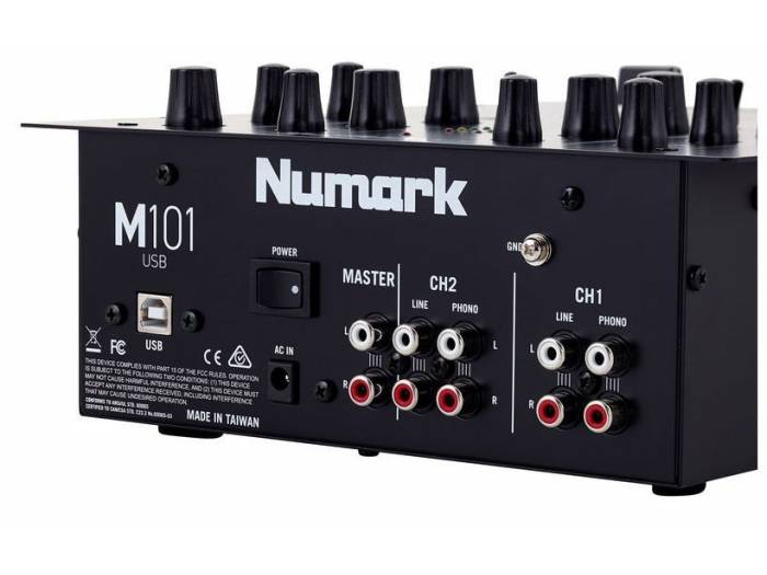 Numark M101 Black - Mesa de Mezclas 2  canales - 3