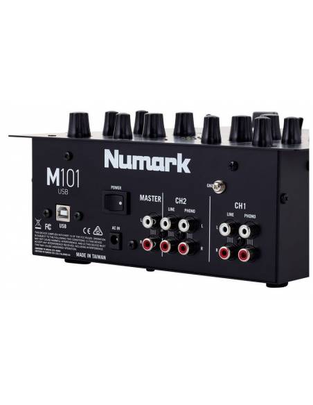 Numark M101 Black - Mesa de Mezclas 2  canales - 3