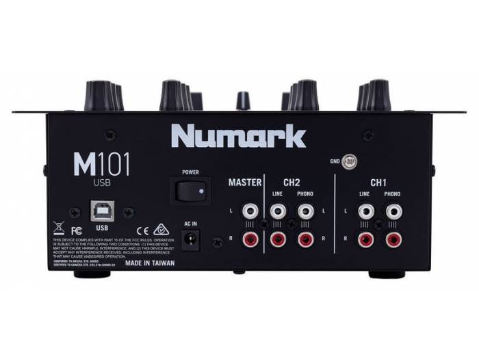Numark M101 Black - Mesa de Mezclas 2  canales - 5