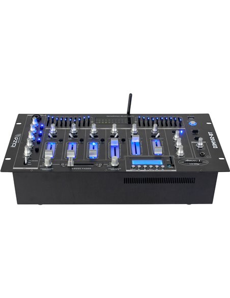 IBIS MIXER 19'' 5U 6 CHANNELS WITH USB-BT DJM102-BT