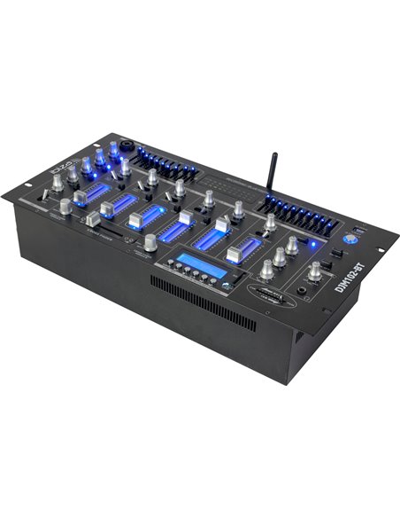 IBIS MIXER 19'' 5U 6 CHANNELS WITH USB-BT DJM102-BT