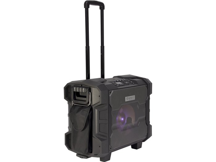IBIS AUTONOMNE TROLLEY SPEAKER 2.1 KARAOKE SET + VHF MIC/USB PLAY-NFC/BT/AUX IN/FM/MIC/GUITAR/RCA WPORT10-300