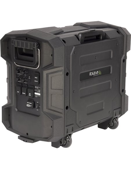 IBIS AUTONOMNE TROLLEY SPEAKER 2.1 KARAOKE SET + VHF MIC/USB PLAY-NFC/BT/AUX IN/FM/MIC/GUITAR/RCA WPORT10-300