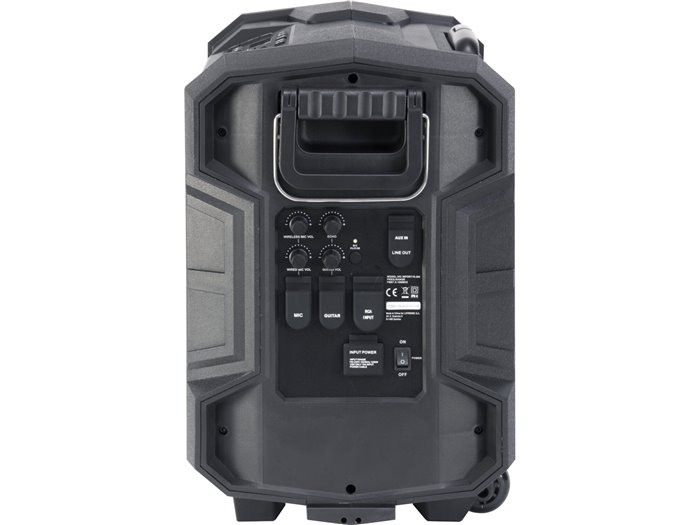 IBIS AUTONOMNE TROLLEY SPEAKER 2.1 KARAOKE SET + VHF MIC/USB PLAY-NFC/BT/AUX IN/FM/MIC/GUITAR/RCA WPORT10-300