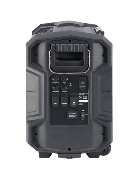 IBIS AUTONOMNE TROLLEY SPEAKER 2.1 KARAOKE SET + VHF MIC/USB PLAY-NFC/BT/AUX IN/FM/MIC/GUITAR/RCA WPORT10-300