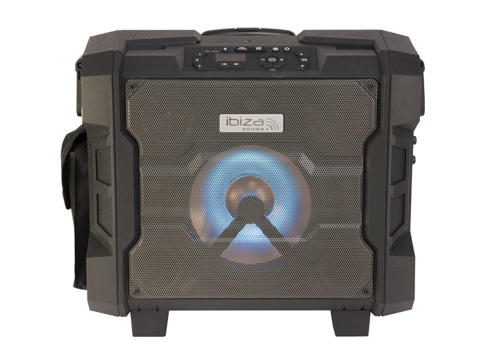 IBIS AUTONOMNE TROLLEY SPEAKER 2.1 KARAOKE SET + VHF MIC/USB PLAY-NFC/BT/AUX IN/FM/MIC/GUITAR/RCA WPORT10-300