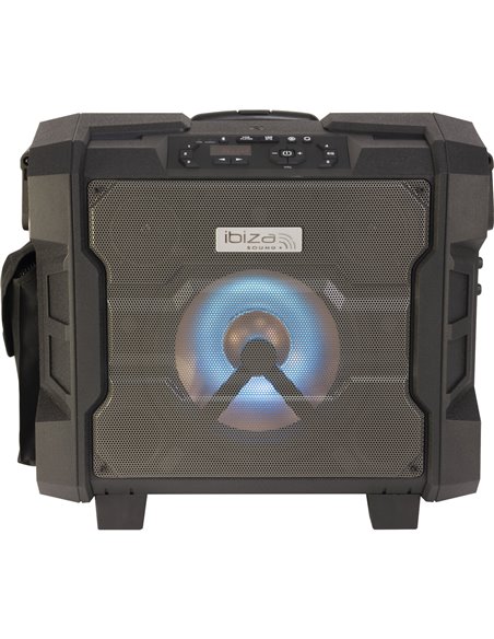 IBIS AUTONOMNE TROLLEY SPEAKER 2.1 KARAOKE SET + VHF MIC/USB PLAY-NFC/BT/AUX IN/FM/MIC/GUITAR/RCA WPORT10-300
