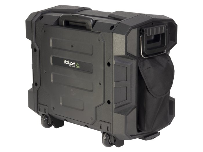 IBIS AUTONOMNE TROLLEY SPEAKER 2.1 KARAOKE SET + VHF MIC/USB PLAY-NFC/BT/AUX IN/FM/MIC/GUITAR/RCA WPORT10-300