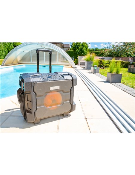 IBIS AUTONOMNE TROLLEY SPEAKER 2.1 KARAOKE SET + VHF MIC/USB PLAY-NFC/BT/AUX IN/FM/MIC/GUITAR/RCA WPORT10-300