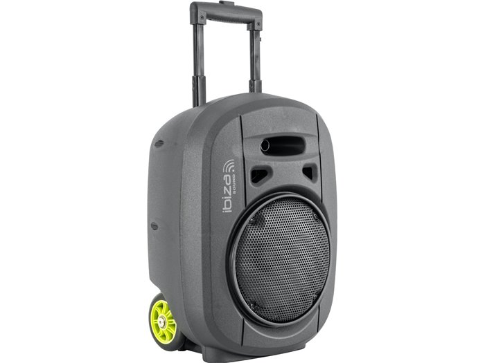 IBIS 8'' PORTABLE PA SYSTEM/2 VHF MIC/USB-MP3/VOX, BLUETOOTH PORT8VHF-MKII-TWS