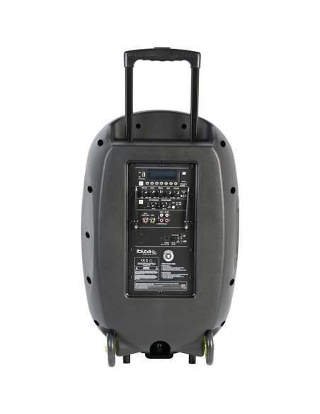 IBIS 15’’ PORTABLE PA SYSTEM/2 VHF MIC/USB-MP3/VOX, BLUETOOTH, TWD PORT15VHF-MKII-TWS