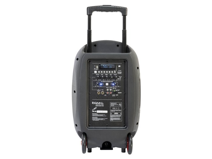 IBIS 12'' PORTABLE PA SYSTEM/2 UHF MIC/USB-MP3/VOX, BLUETOOTH, TWS PORT12UHF-MKII-TWS