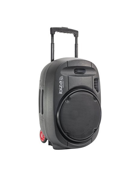 IBIS 15’’ PORTABLE PA SYSTEM/2 UHF MIC/USB-MP3/VOX, BLUETOOTH PORT15UHF-MKII-TWS