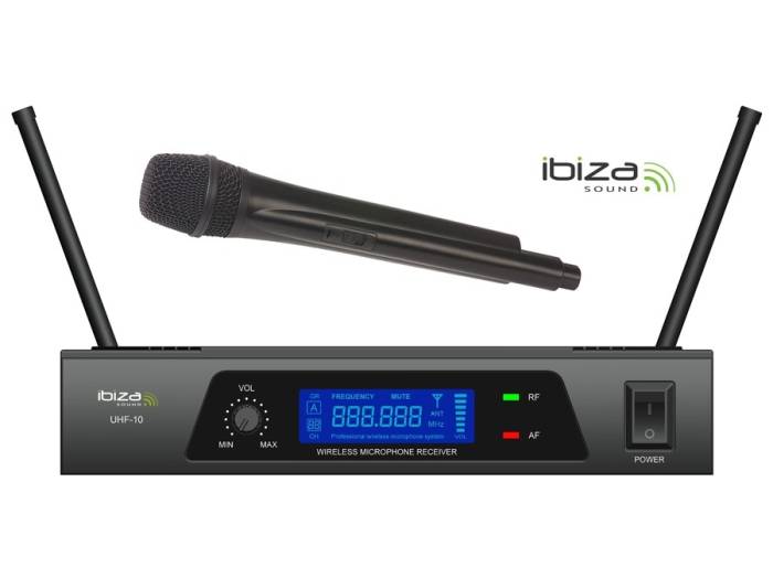 Ibiza Sound UHF 10A Sistema de microfonia inalambrica de mano - 2