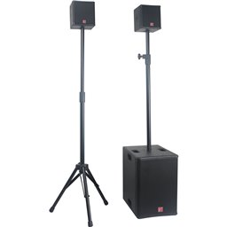 BST BST - 2-WAY SOUND SYSTEM 2.1  WITH TWO 4 SAT + 10 BASS REFLEX SUBWOOFER 400W RMS (2 cartons) FIRST-S2.1