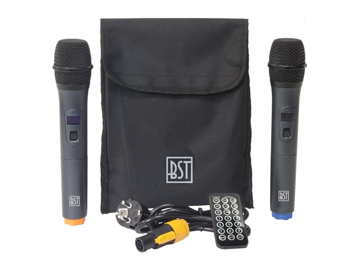 BST BST - ALL WEATHER IP54 PA SYSTEM 10"/25cm 70W RMS WITH USB/BT/MP3/ 2x UHF MIC IPS10-400