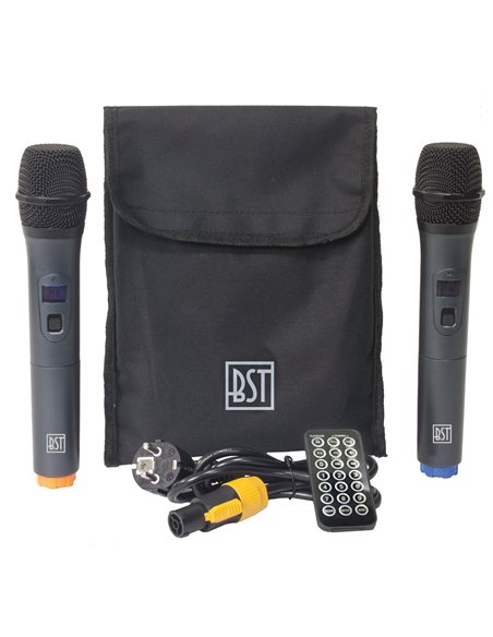 BST BST - ALL WEATHER IP54 PA SYSTEM 10"/25cm 70W RMS WITH USB/BT/MP3/ 2x UHF MIC IPS10-400