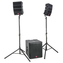 BST BST - ACTIVE SOUND SYSTEM 2.1 LINE SOURCE 8 SATTELITES + 1 SUBWOOFER  (2 cartons) HELIOS2.1