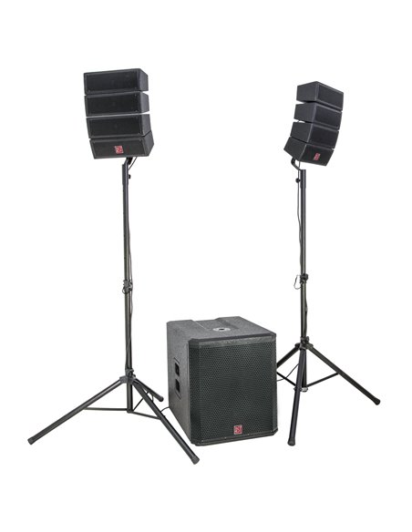 BST BST - ACTIVE SOUND SYSTEM 2.1 LINE SOURCE 8 SATTELITES + 1 SUBWOOFER  (2 cartons) HELIOS2.1