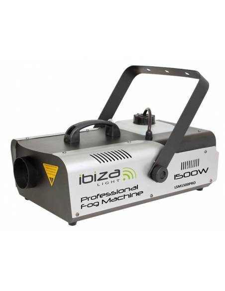 Ibiza Light LSM1500PRO - Maquina de humo con control de caudal y disparo 1500w - 2