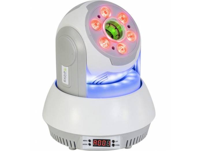 Ibiza Light STAR-LASER-WH Mini Cabeza Móvil con Láser Blanca