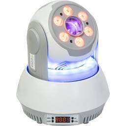 Ibiza Light STAR-WASH-WH Mini Móvil Cabeza Wash con Spot 30W Blanca - 1 2