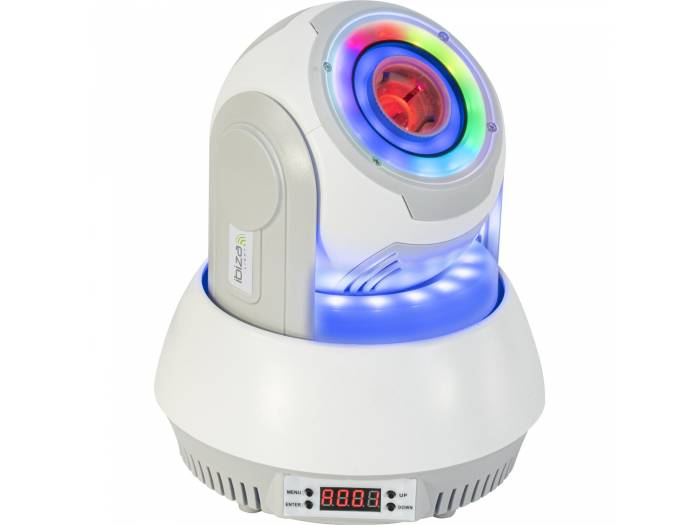 Ibiza Light STAR-SPOT-WH Mini Móvil Cabeza Spot 30W RGBW Blanca