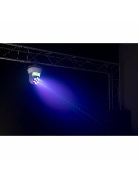 Ibiza Light STAR-LASER-BL Mini Cabeza Móvil con Láser Negra - 2