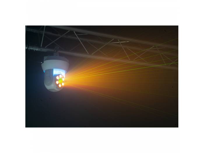 Ibiza Light STAR-LASER-BL Mini Cabeza Móvil con Láser Negra - 3