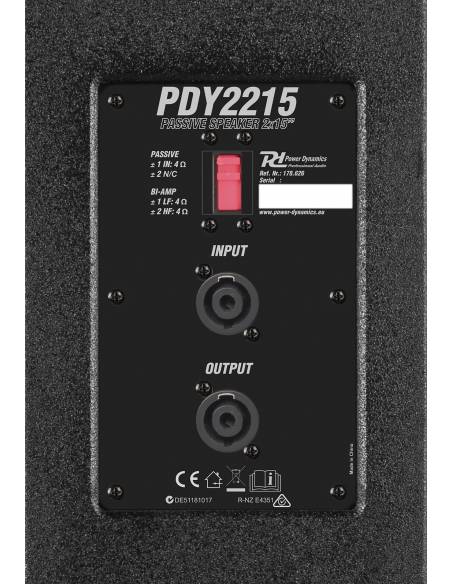 Power Dynamics PDY2215 Altavoces Pasivos 2x 15” 1600W  178626 - 6