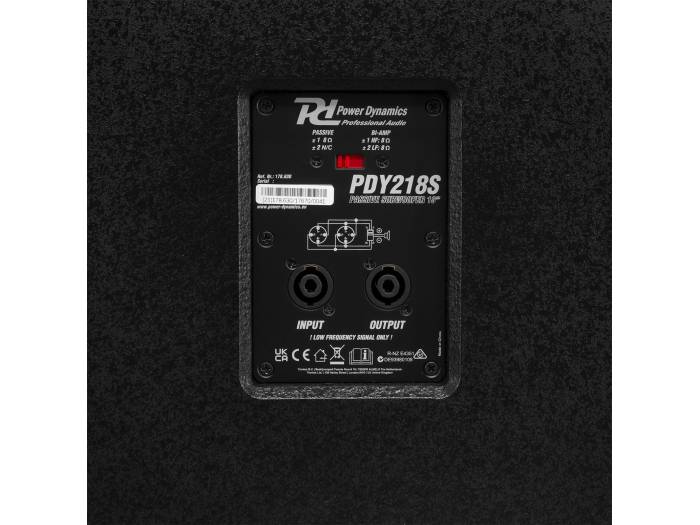 Power Dynamics PDY218S Subwoofer Pasivo 18” 1000W  178630 - 10