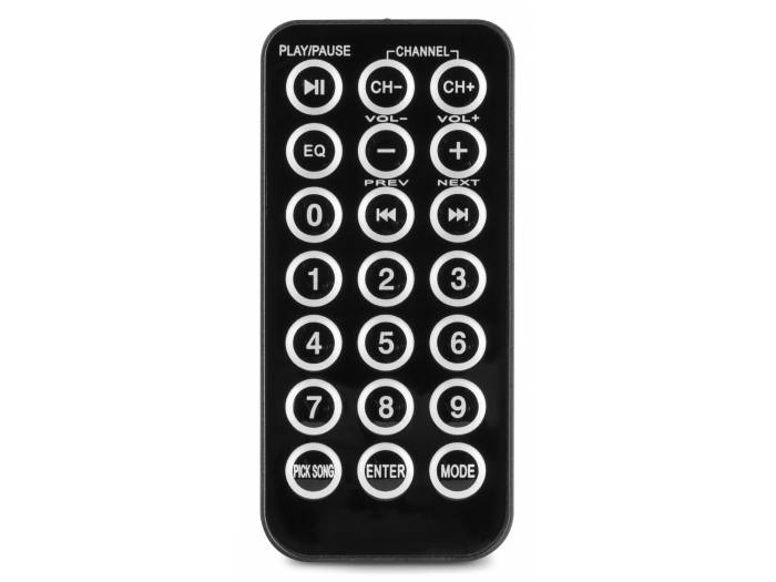 Skytec SPL 300MP3 Amplificador con LEDs azules EQ Negro  178764 - 6