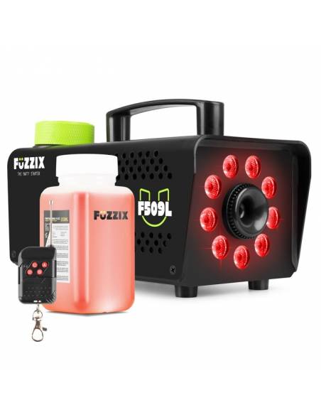 Fuzzix F509L Máquina de humo Party 9 LEDs RGB  160310