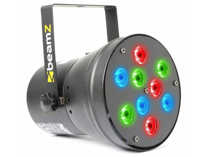 Beamz Foco Par 36 Spot 9x 1W RGB - 1