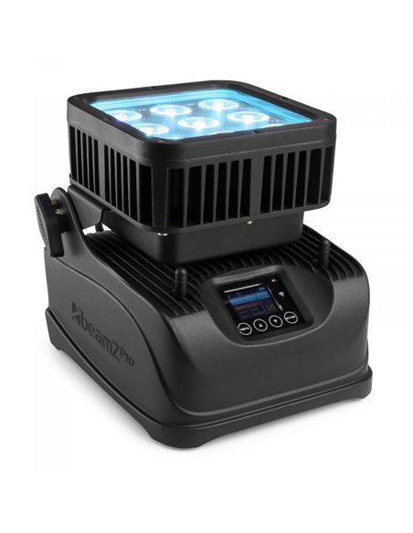 BeamZ StarColor72B uplight con batería. IP65 impermeable - LEDs RGBAW
