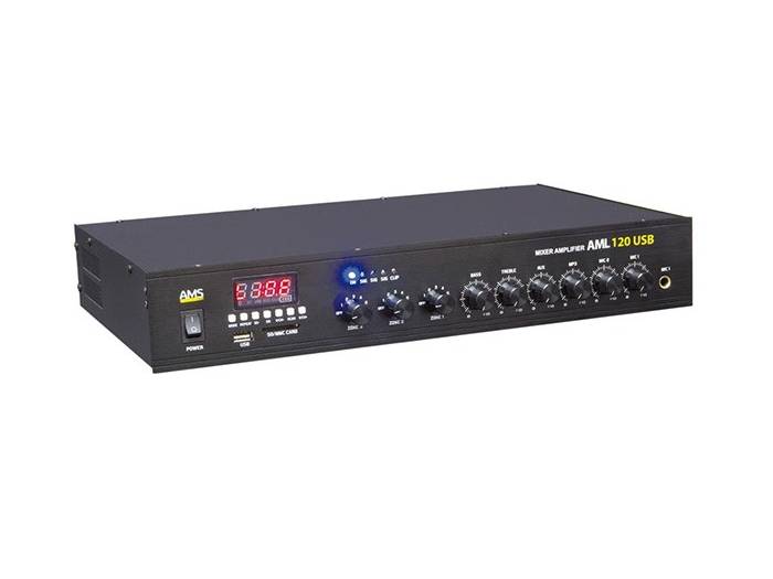 AMS AML 120 USB -BT - Amplificador de linea de 100v - 2