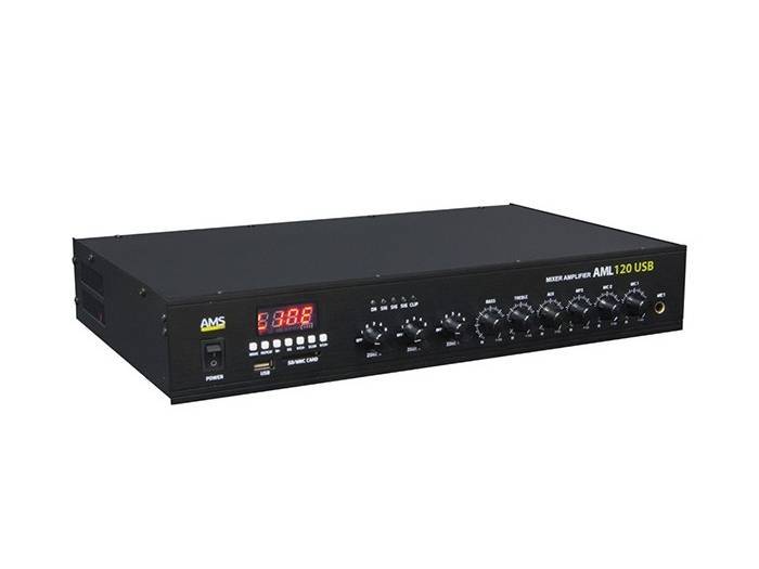 AMS AML 120 USB -BT - Amplificador de linea de 100v - 3