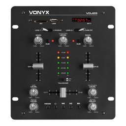 Vonyx VDJ25 Amplificador con mezclador 2 canales 2