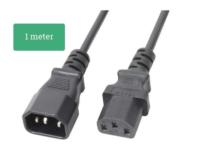 PD-Connex CX18-1 IEC cable de extension Macho - Hembra 1,0 metro