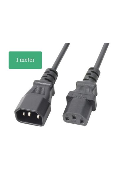 PD-Connex CX18-1 IEC cable de extension Macho - Hembra 1,0 metro