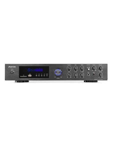 Fenton AV550BT Amplificador 5.1 con Bluetooth, radio y reproductor mp3 - 320W