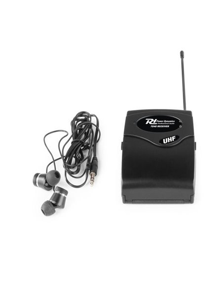 Power Dynamics TG40R Receptor inalámbrico para guías Tour