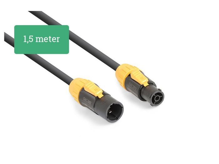 PD-Connex CX16-1 Powerconnector Tr IP65 cable de extension 1,5m
