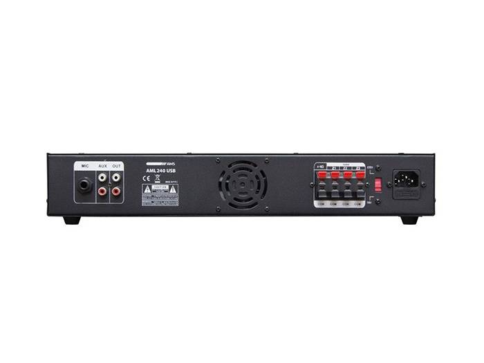 AMS AML 240 USB -BT - Amplificador de linea de 100v - 3